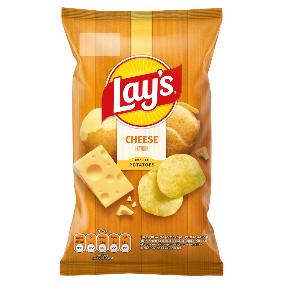 Lay's Cheese Flavoured Potato Crisps 60 g