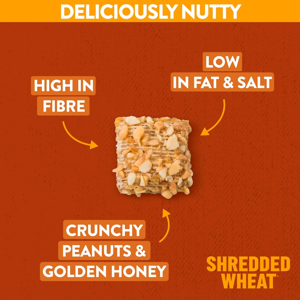 image 1 of Nestle Shredded Wheat Cereal - Honey & Nut 500g