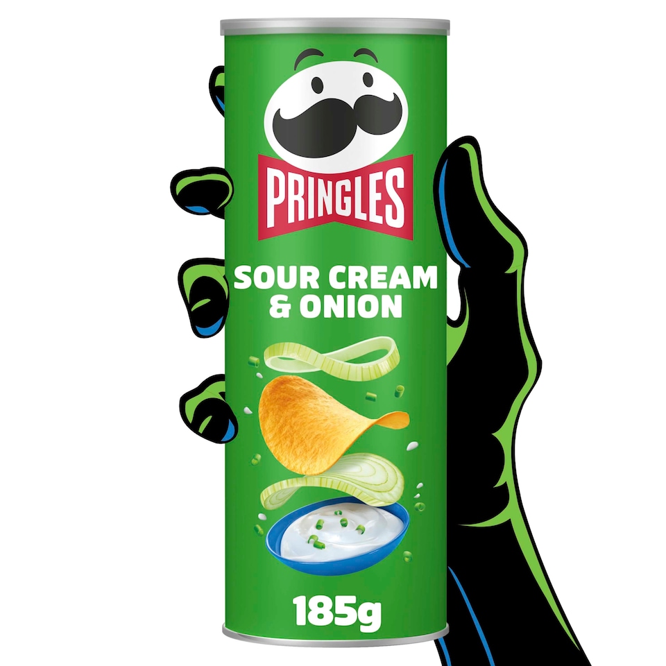 Pringles Sour Cream & Onion 185g 