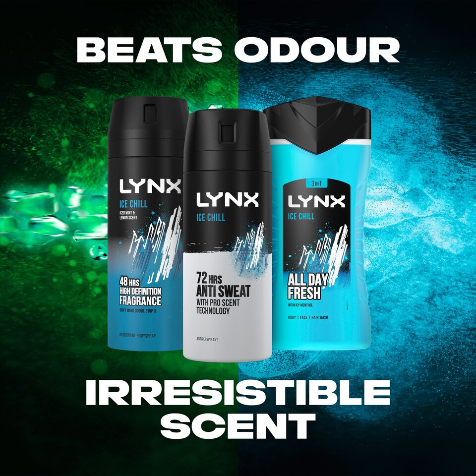 image 1 of Lynx Ice Chill Gym Collection gift Set