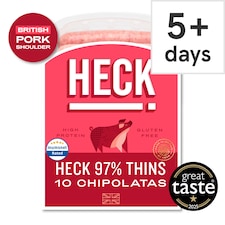 Heck 10 Pork Chipolatas 340G