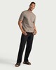 image 2 of F&F Textured Relaxed Fit T-Shirt in Stone