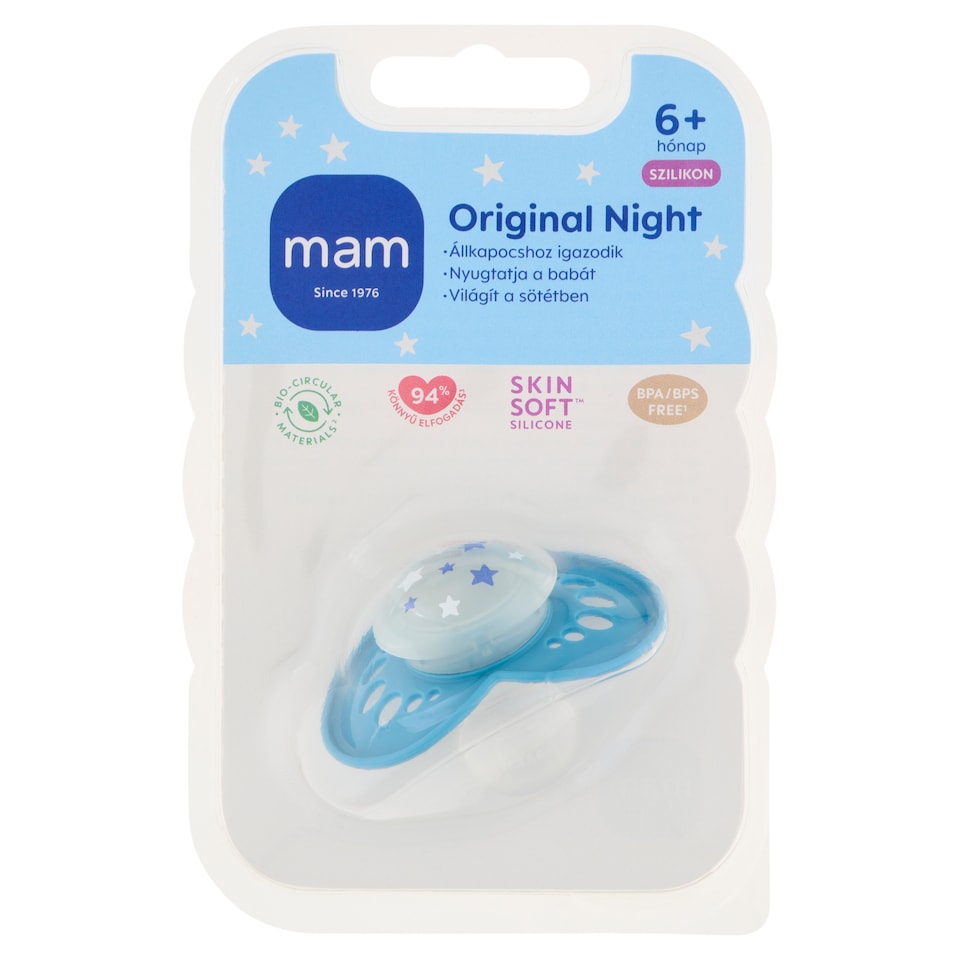 MAM Original Night szilikon cumi 6+ hónap 
