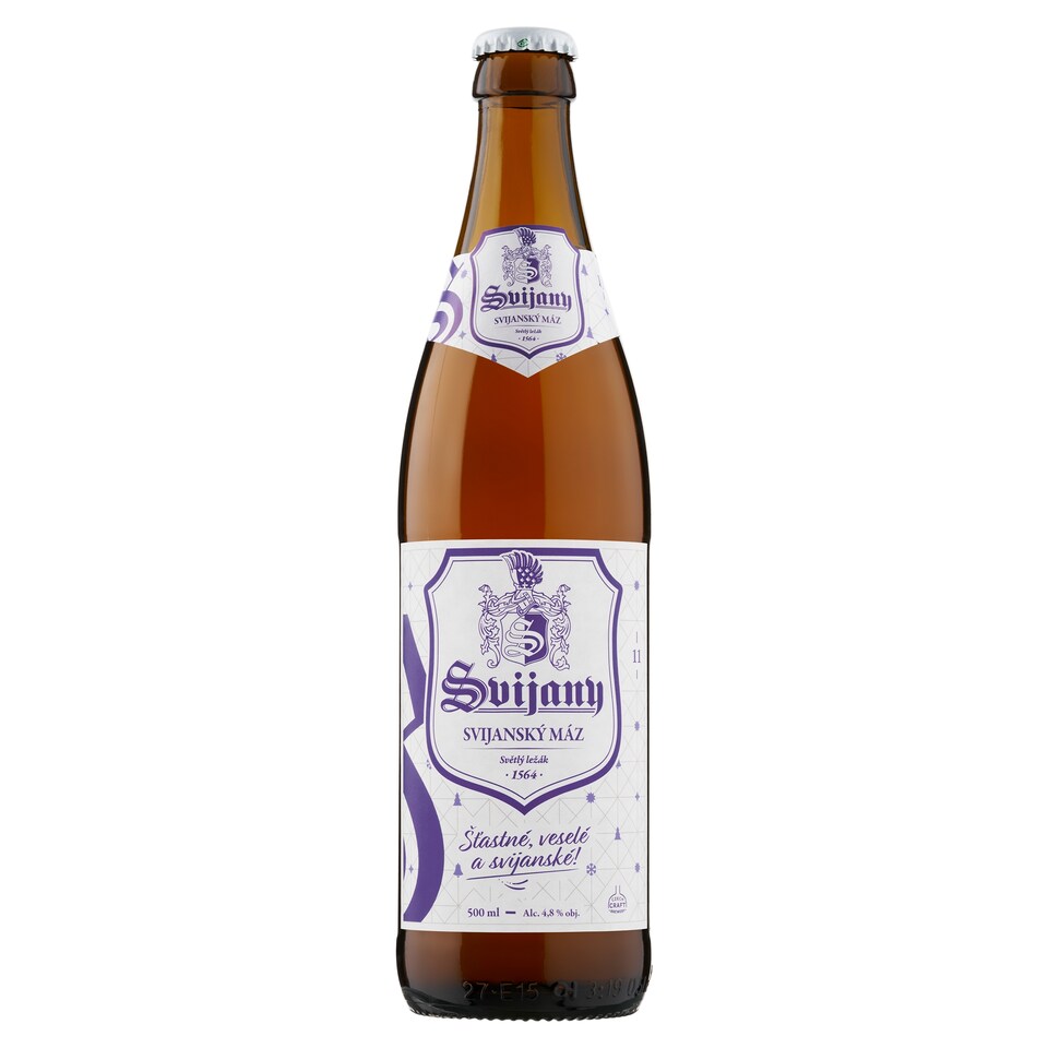 Svijany Svijanský Máz 11 pivo světlý ležák 500ml