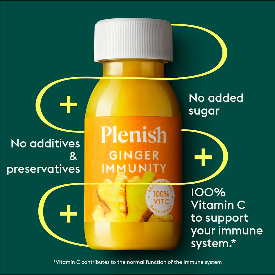 image 1 of Plenish Ginger Immunity Shot 60Ml