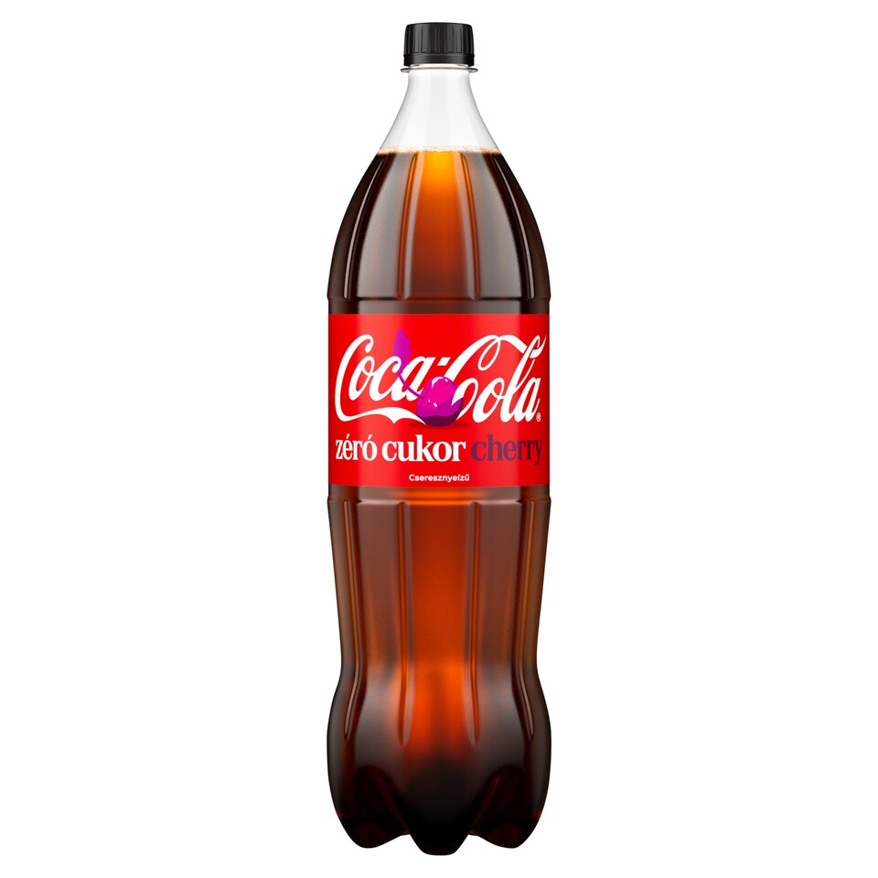 Coca-Cola Cherry Zero Sugar Cola-Flavored Calorie-Free Carbonated Soft Drink with Sweeteners 7,75 l