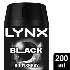Lynx Black Body Spray 200Ml