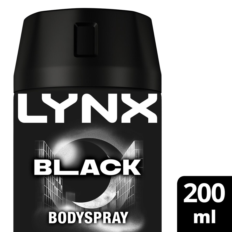 image 1 of Lynx Black Body Spray 200Ml