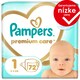 obrázok 1 z Pampers Premium Care veľkosť 1, 72 Plienok, 2kg-5kg