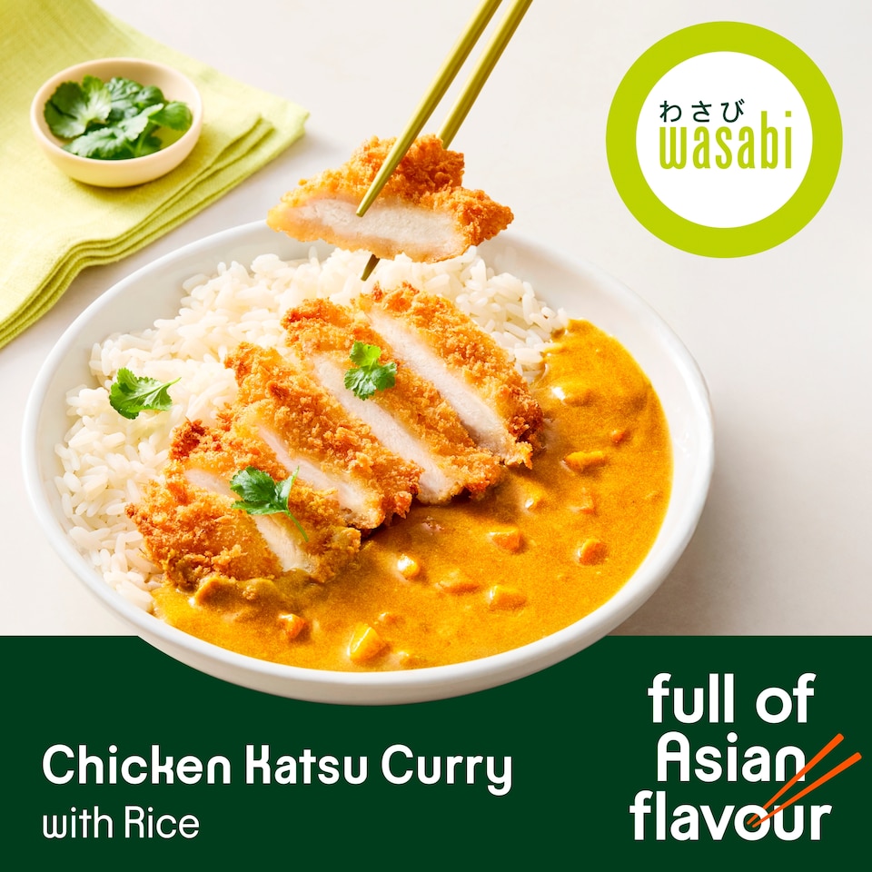 image 1 of Wasabi Chicken Katsu Curry With Rice 450G