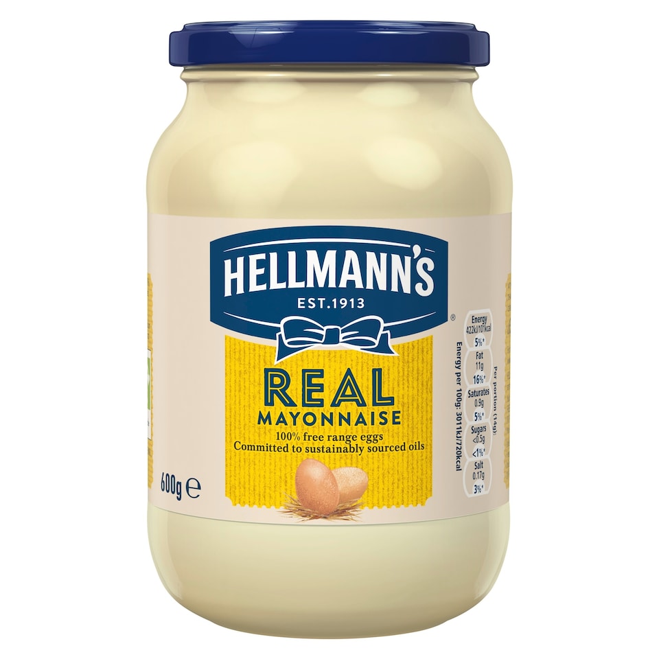 image 1 of Hellmann's Real Mayonnaise Jar 600g