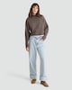 image 2 of F&F Ribbed Knitted High Neck Jumper in Mink