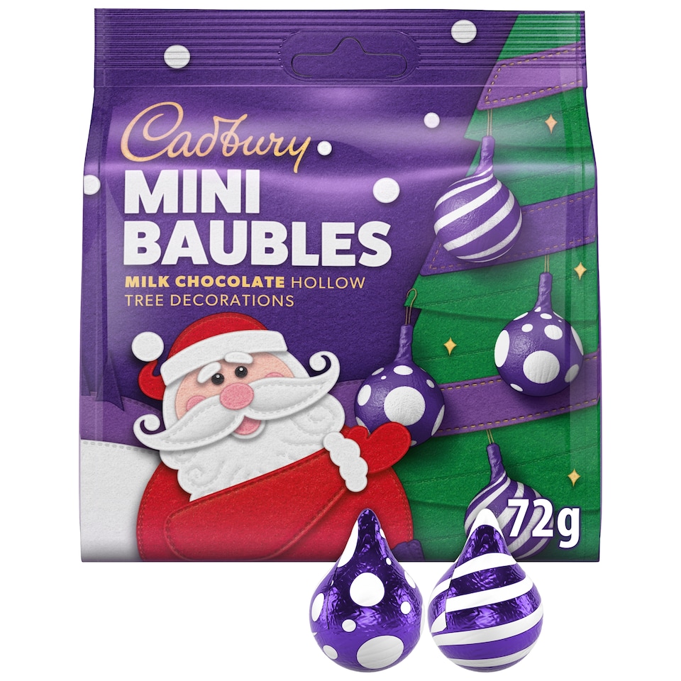 image 1 of Cadbury Tree Decorations 72G
