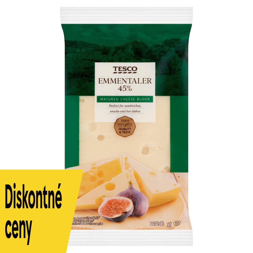 Tesco Emmentaler 45% 250 g