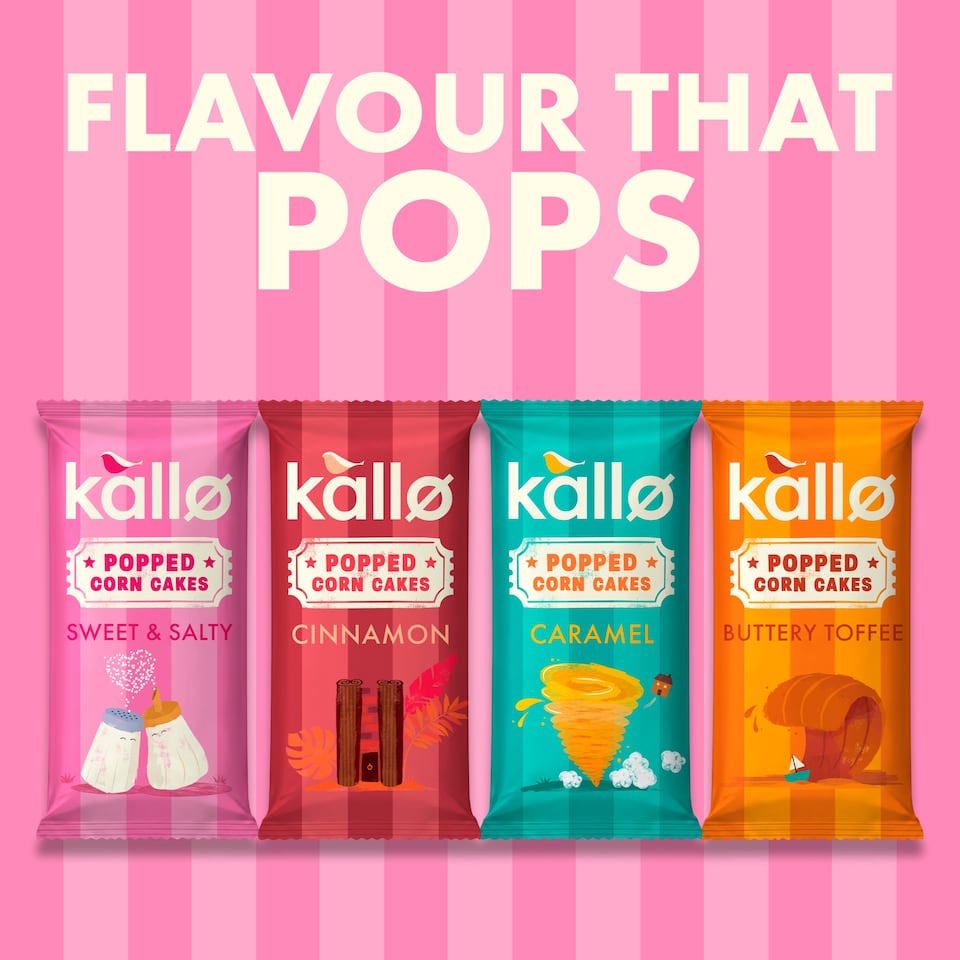 image 1 of Kallo Butter Toffee Popped Corn Cakes 125g