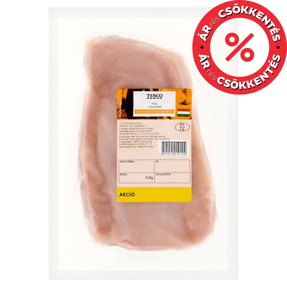 Tesco friss csirkemellfilé