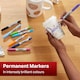 image 2 of Sharpie Twin Tip Permanent Marker Pens Fine and Ultra Fine 2 Pack