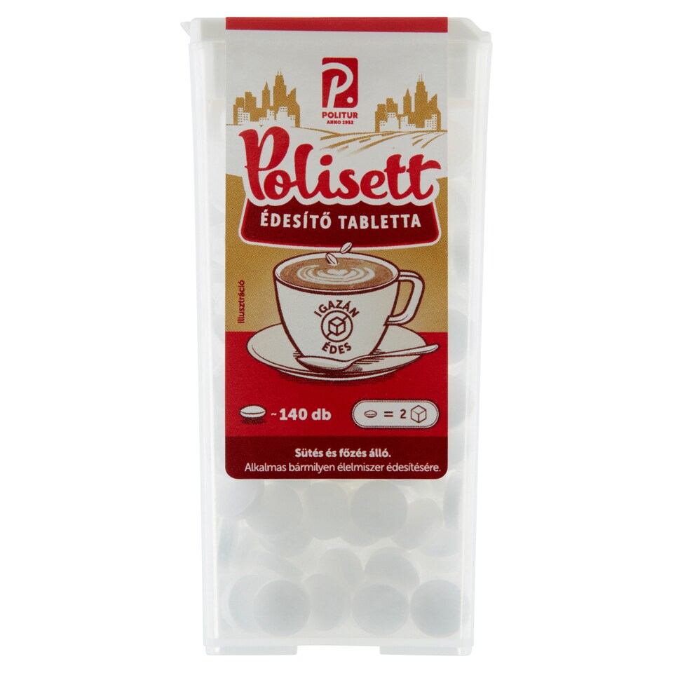 Politur Polisett édesítő tabletta 140 db 19,88 g