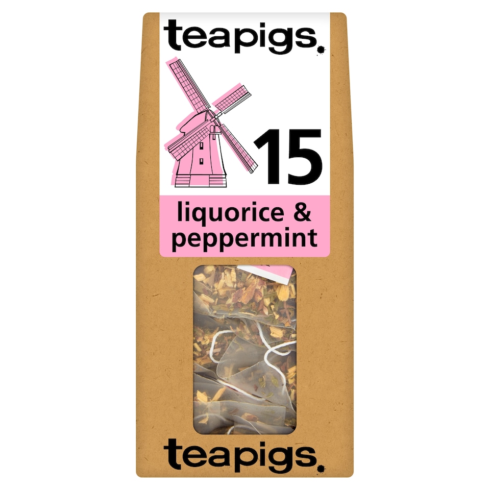 Teapigs Liquorice & Peppermint Tea Bags 15 Pack 45g