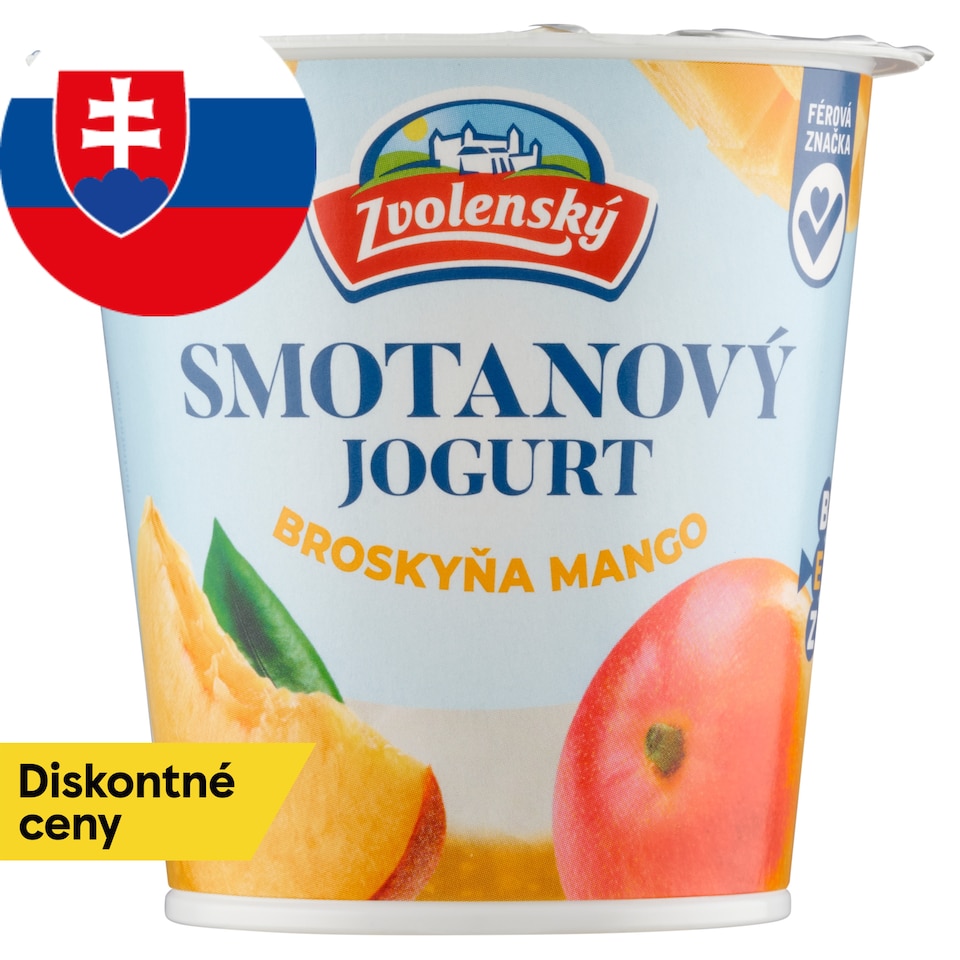 obrázok 1 z Zvolenský Smotanový jogurt broskyňa-mango 145 g