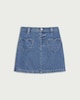 image 4 of F&F Girls Pure Cotton Denim Skirt in Blue