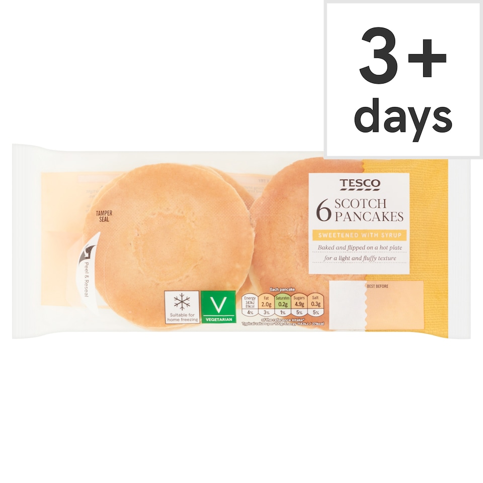 Tesco Scotch Pancakes 6 pack