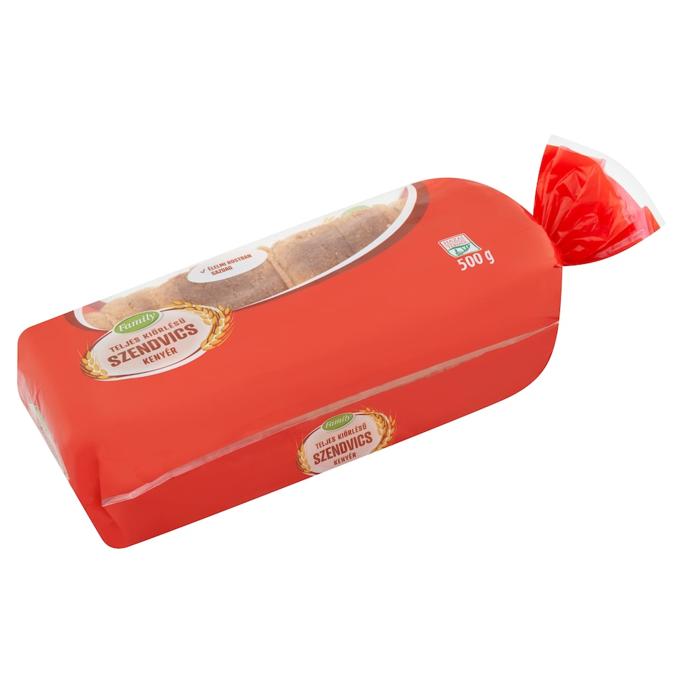 Family teljes kiőrlésű szendvics kenyér 500 g