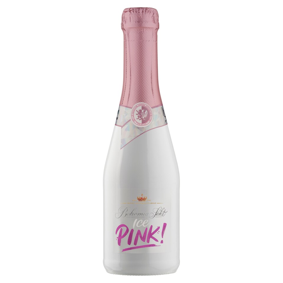 Bohemia Sekt Ice Pink! Demi Sec jakostní šumivé víno růžové 0,2l