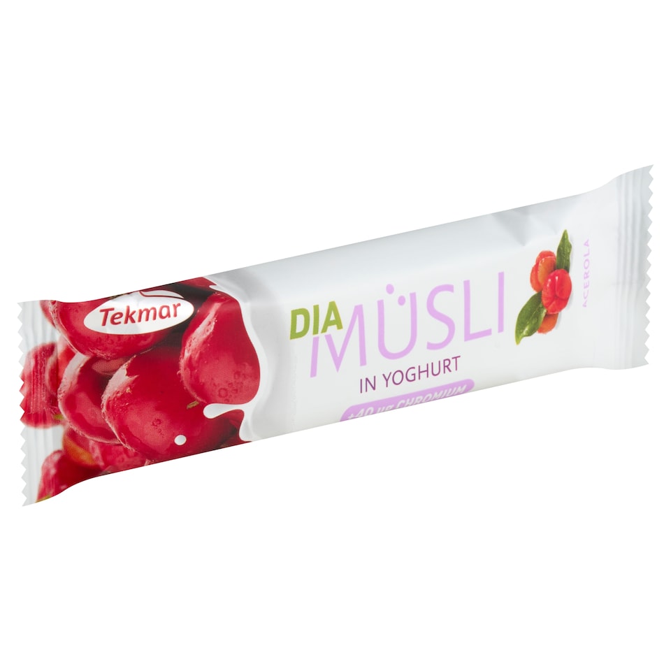 obrázok 1 z Tekmar Dia müsli tyčinka s príchuťou acerola v poleve s jogurtom 30 g