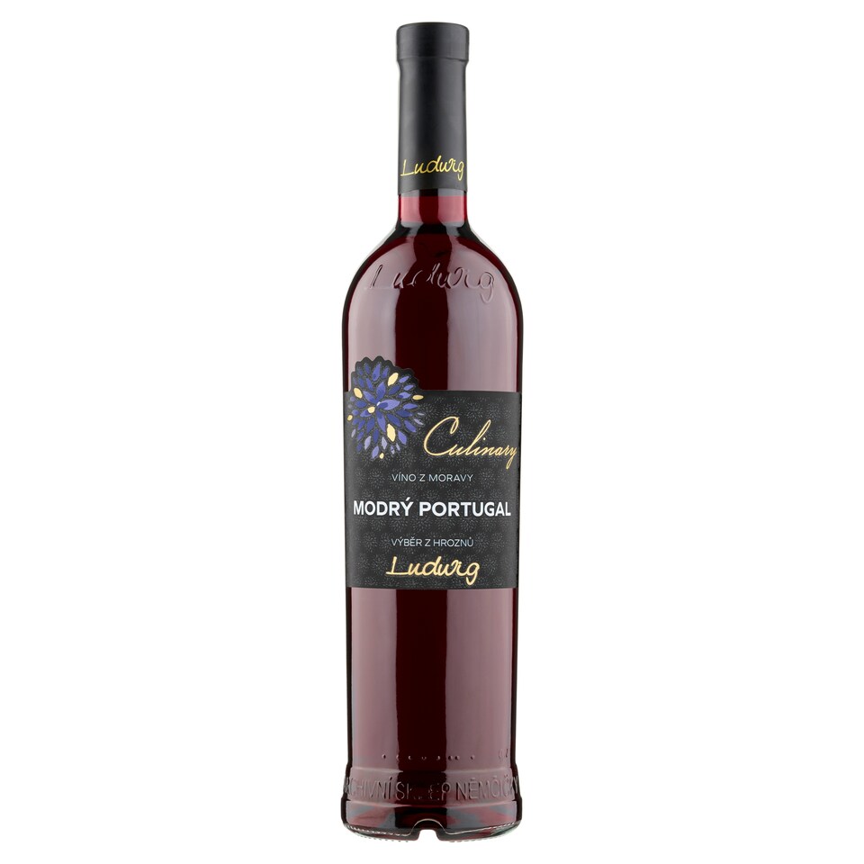 Obrázek 1 pro produkt Ludwig Culinary Modrý Portugal jakostní víno s přívlastkem výběr z hroznů suché 0,75l