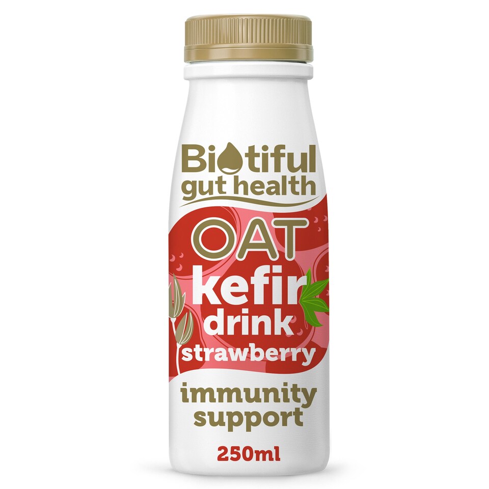 Biotiful Plant Based Oat Kefir Strawberry 250Ml