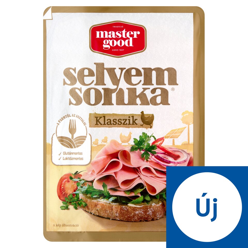 Master Good Klasszik szeletelt selyemsonka 100 g  1. kép