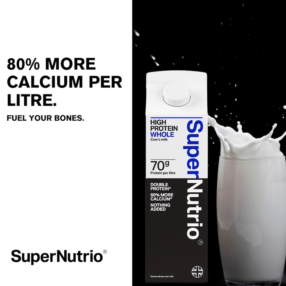 image 1 of SuperNutrio High Protein Fresh Whole Milk 1l