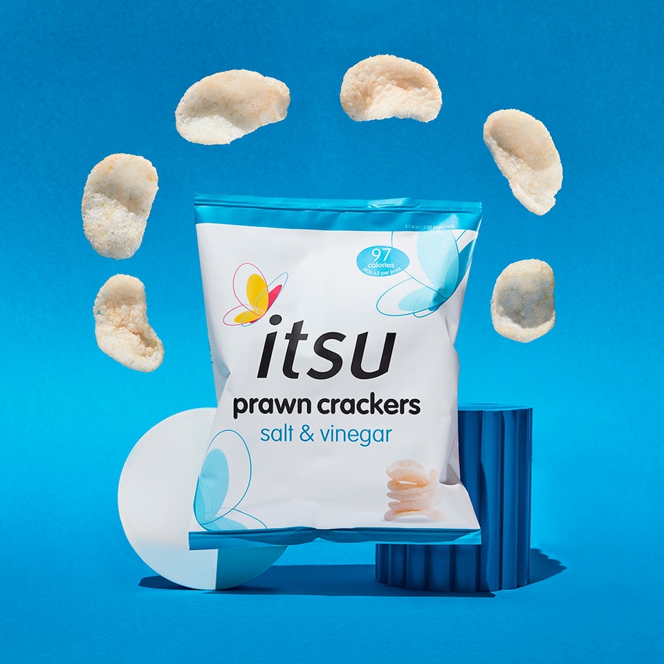 image 1 of Itsu Salt And Vinegar Prawn Crackers 19G