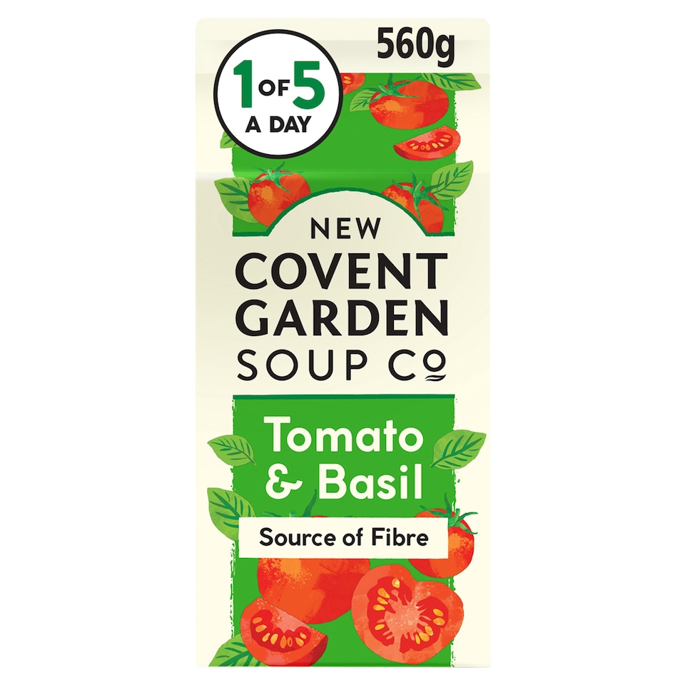 New Covent Garden Tomato & Basil Soup 560G