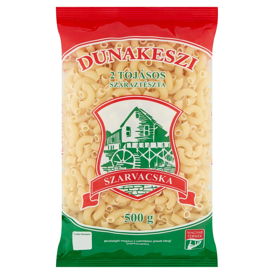 Dunakeszi szarvacska 2 tojásos száraztészta 500 g