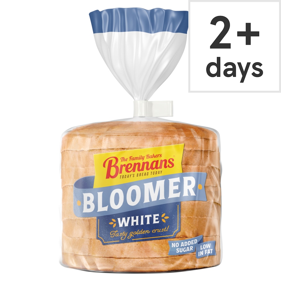 Brennans White Half Bloomer Sliced Bread 400g