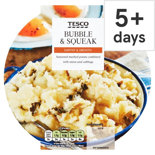 Tesco Bubble & Squeak Mash 350G Tesco Groceries