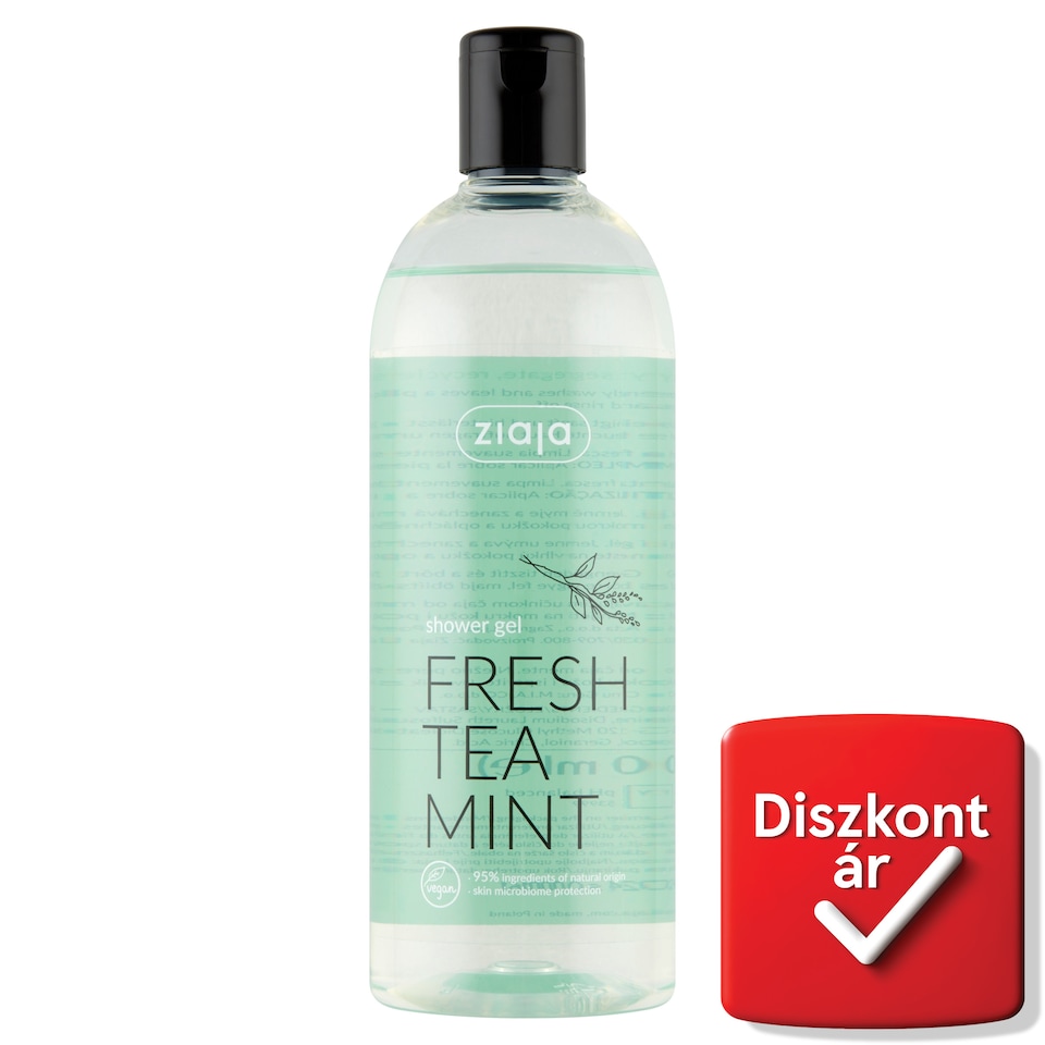 Ziaja friss menta tea tusfürdő gél 500 ml  1. kép