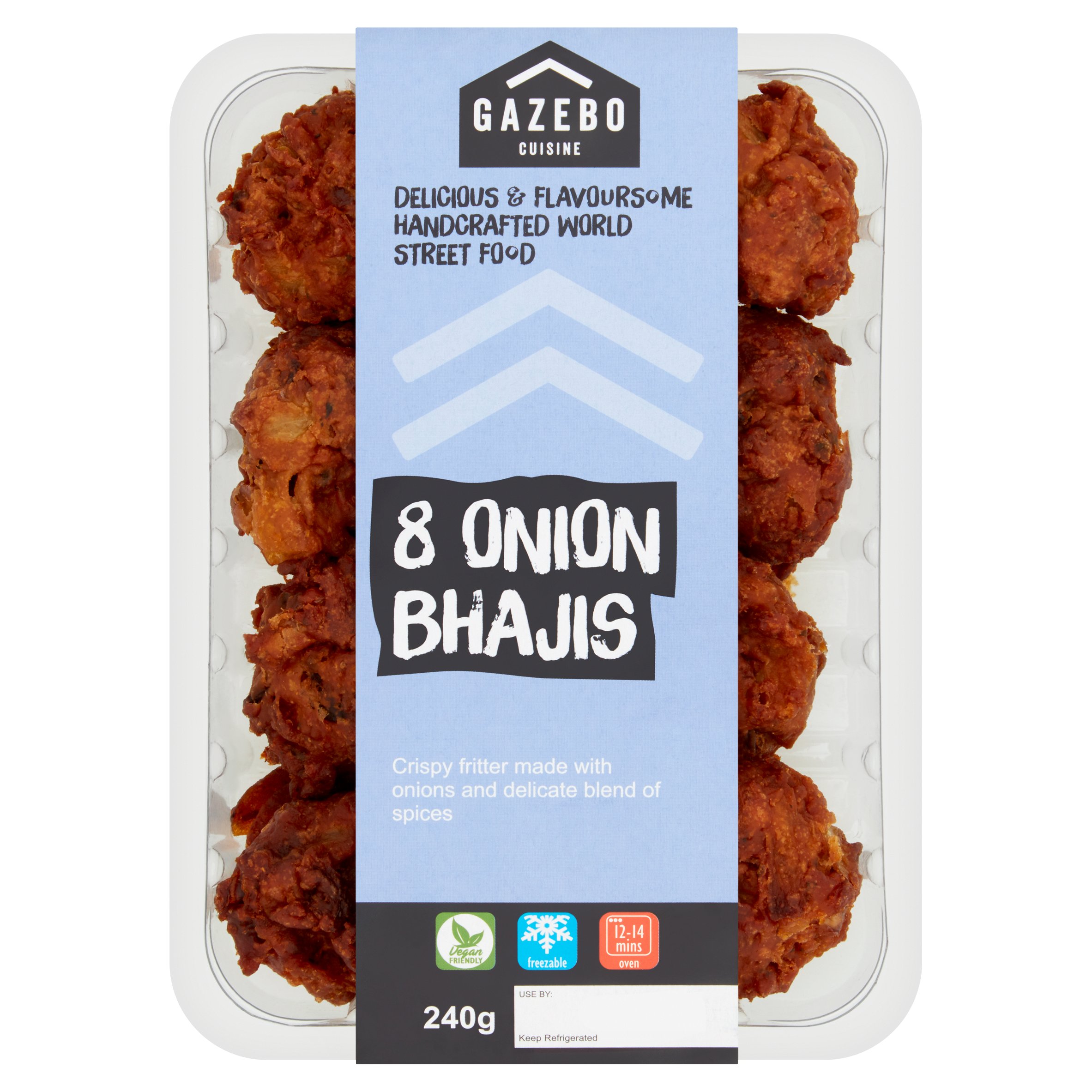 GAZEBO ONION BHAJIS 8S 240G - Tesco 