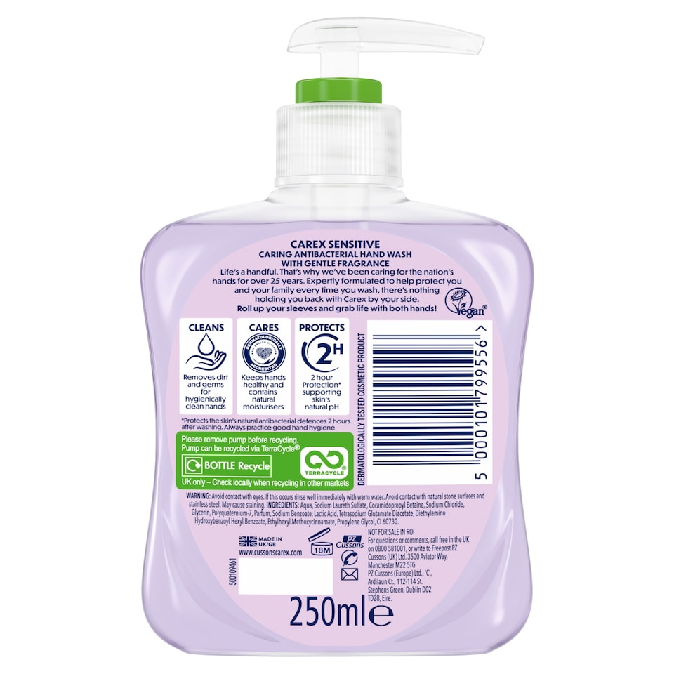 image 1 of Carex Handwash Sensitive 250Ml