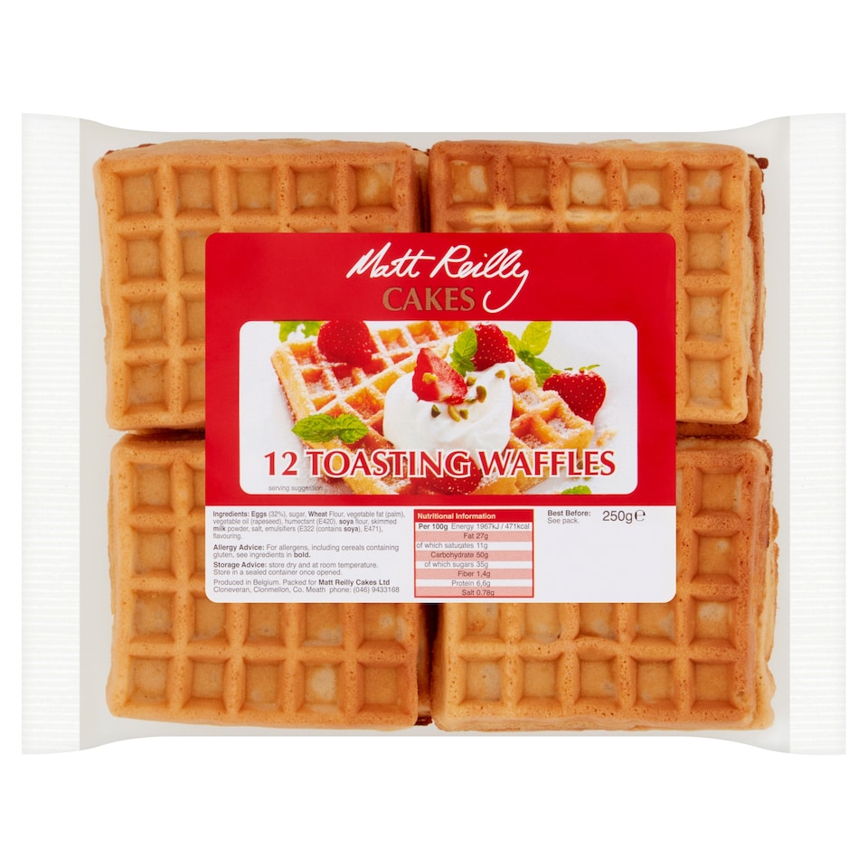 Matte Reilly 12 Toasting Waffles 250G
