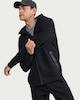 image 1 of 9 Peaks Hooded Full Zip Jacket in Black