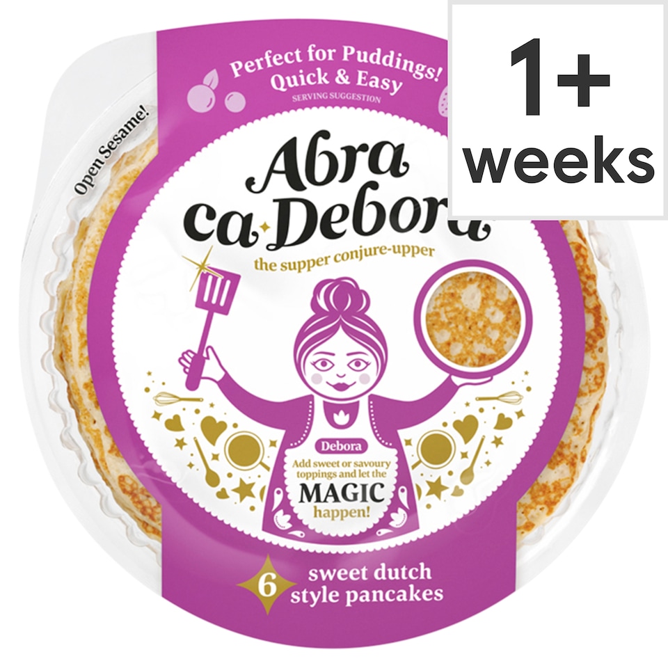 Abra Ca Debora Sweet Pancakes 6 Pack, 375 G