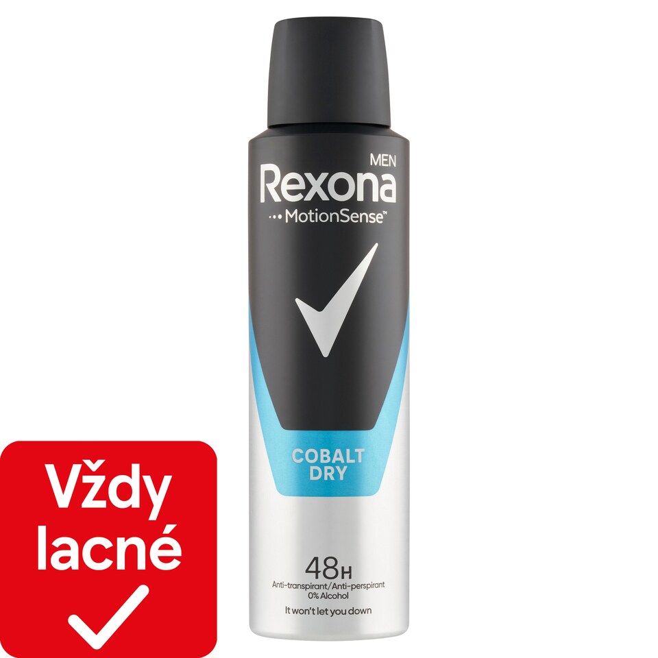 obrázok 1 z Rexona Men Cobalt Dry antiperspirant sprej pre mužov 150 ml