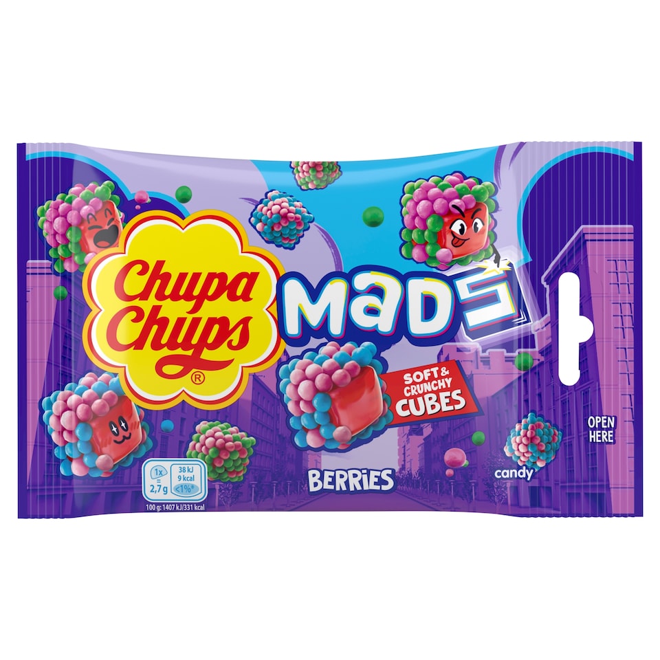 Chupa Chups Mads Berries 45g