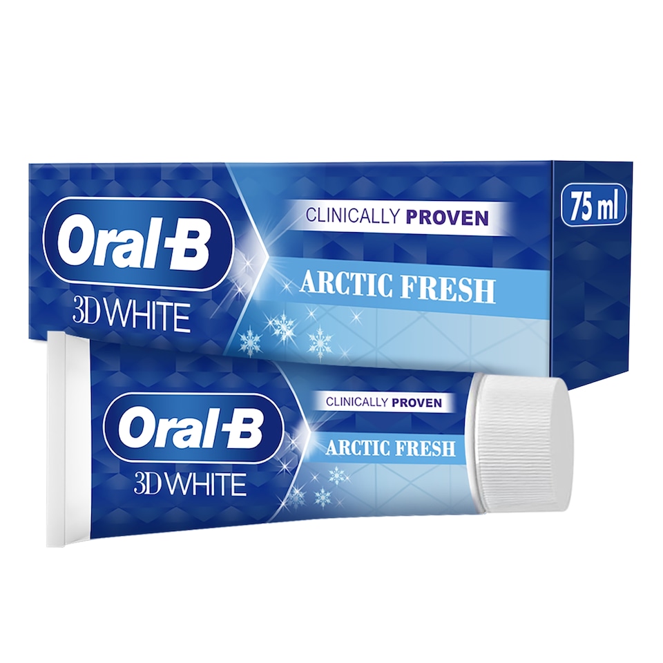 image 1 of Oral-B 3D White Toothpaste - Arctic Fresh 75ml