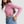 Pink, OH ME OH MY Cotton Rich Ruched Side Long Sleeved Top in Pink