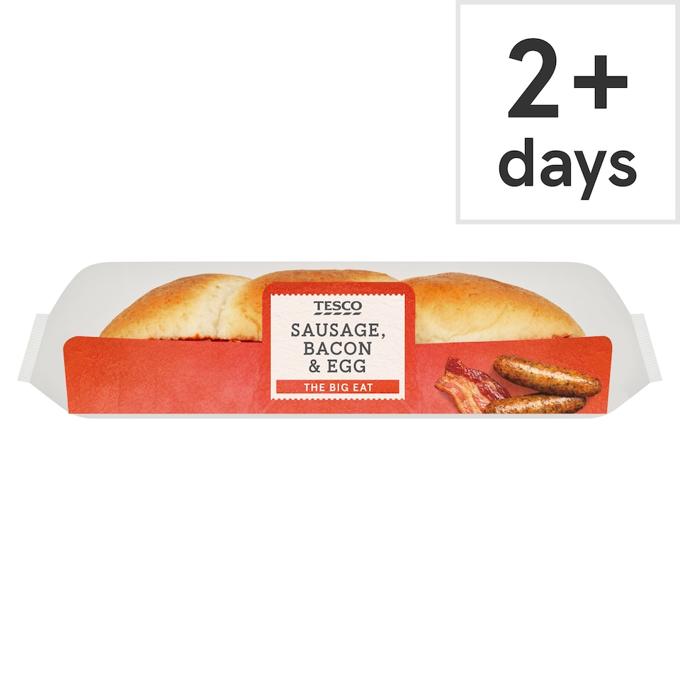Tesco Sausage Bacon & Egg Sub