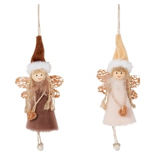 Bayswood Rose The Fairy Hanging Christmas Decoration Assortment
